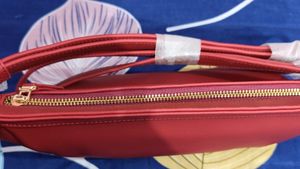 Iykyk Maroon Sold Crossbody Bag