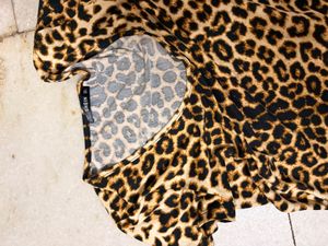 Leopard Print Casual Top