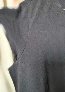 Black Dress with Lace Detail