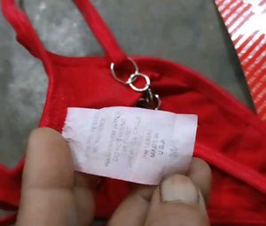 Vibrant Red Bra