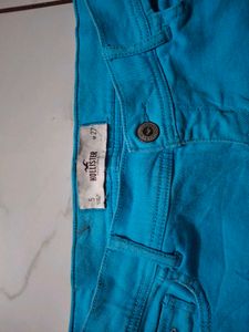 Hollister Blue Denim Shorts
