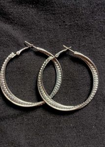 Sparkling Hoop Earrings