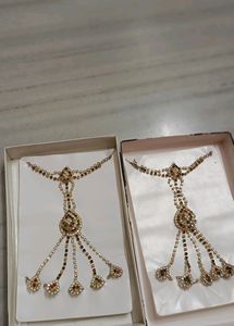 Bracelet With Attached Finger Ring