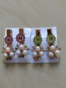 Pearl Hair Clips
