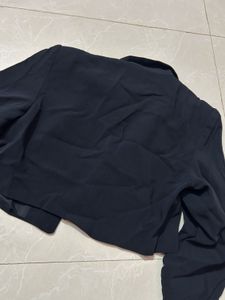 Black Cropped Blazer