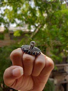 Elephant Silver Ring