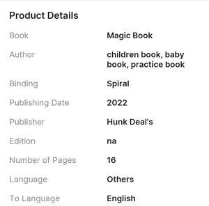 Magic Book