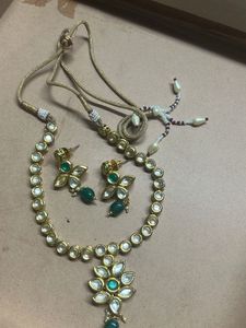 kundan  Necklace &amp; Earring Set