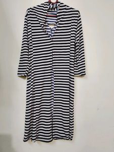 Striped Casual long shrug