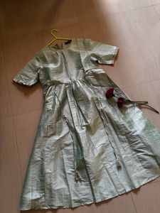 SAAKI BRAND New Green Flared Dress