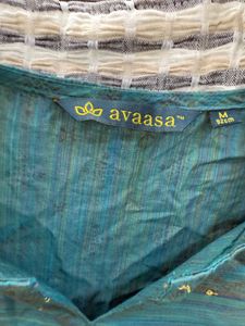 Avaasa Teal Kurta