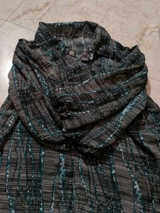 Unique Pattern Button-Up Shirt