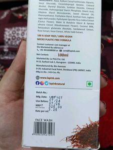 La Pink Ubtan White Haldi Face Wash