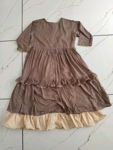 Embroidered Tiered Kurta