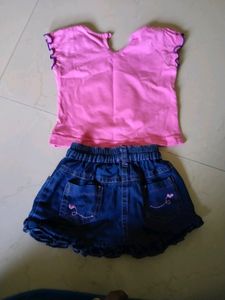 Kids T Shirt &amp; Skirt
