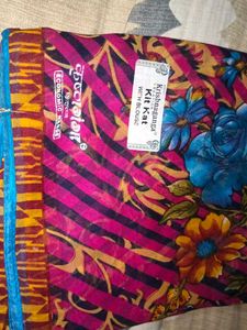Floral Print Saree with Blouse