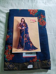 Georgette Printed Saree