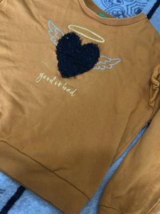 like new solid Girl's Sweatshirt