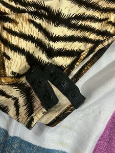 Shein Tiger Print One Piece bodysuit