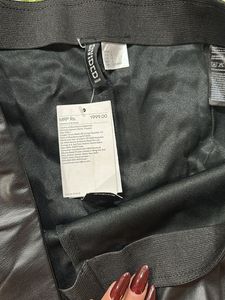 Black Faux Leather Pants