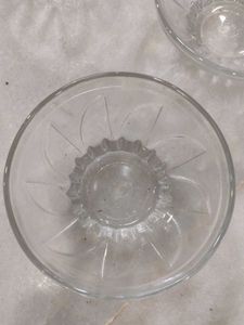 Set of 6 Glass Dessert Bowls