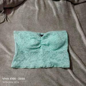 262510. Sheer Lace Tube Top