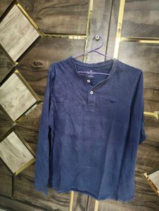 full sleeve navy blue tshirt