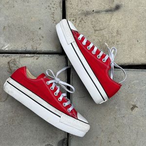 Rare red converse low