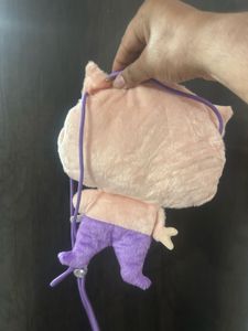 Cute Piggy Character Crossbody Bag