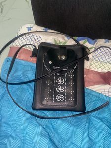 Forever Young Black Phone Bag
