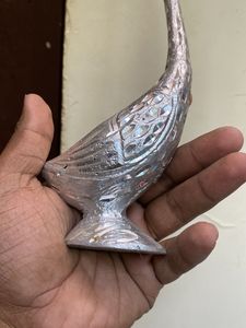 Decorative Silver Bird Showpiece(aluminium)