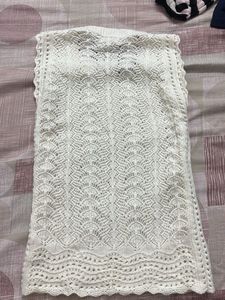 Cream Crochet Sleeveless Top