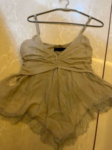 zara lacy top new