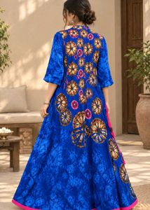 Vibrant Blue Ethnic Kurta