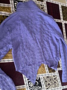 Vintage Lavender Textured Top