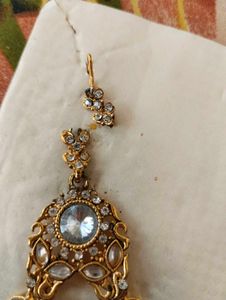 Gold Heart Pendant &amp; Earring Set no bargaining