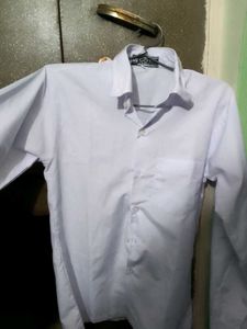 Classic White Button-Down Shirt