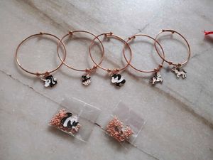 Cute Charm Bracelets Set
