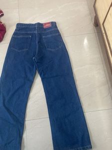 Unique Heart Print Denim Jeans