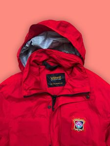 Men's Red Hooded Jacket