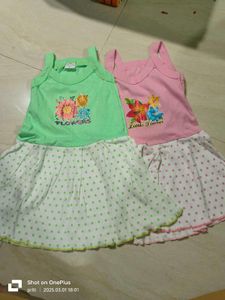 Pack Of 2 Baby Girls Frock