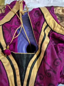 Vibrant Purple &amp; Gold Blouse