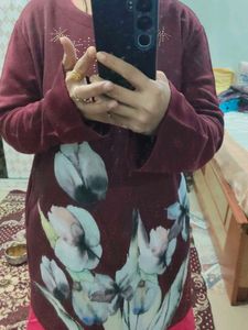 Floral Print Long Sleeve Top