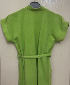 Green bath robe for kids