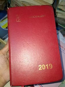Red Covered 2019 Diary