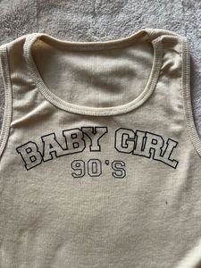 Baby Girl 90's Crop Tank Top
