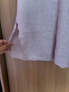shimmeryV-Neck Top
