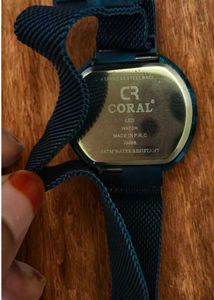 Coral Lady's LED Watch