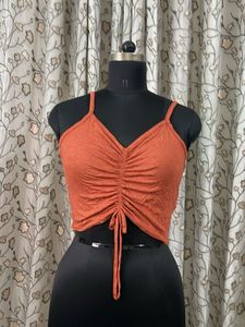 Chic Ruched Crop Top