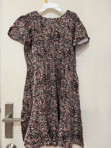 Brand New Animal Print Girls Dress 6-9 Yrs